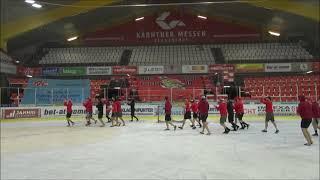 EC-KAC // Ehrenrunde zum Finaleinzug als Gruß an die Fans