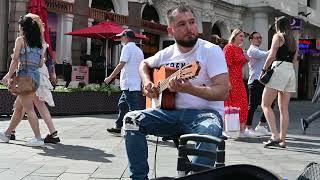  [4K] Aug 2022, One Of The Best Guitarist Spain Costy (Flamenco Cover),Leicester Square, London