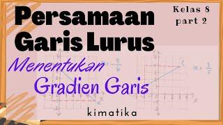 Persamaan Garis Lurus (2) | Gradien Garis | Matematika Kelas 8