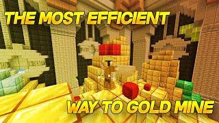 The MOST Efficient Way to Gold Mine! (Hypixel Skyblock)