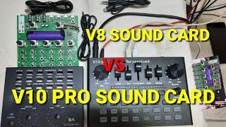 HOW TO CONNECT V10 PRO SOUND CARD || SPECIAL FEATURES || OLD V8 || TESTING || UNBOXING || MILANZ TV