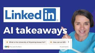 AI Takeaways on LinkedIn -  NEW FEATURE for Premium Users