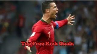 CRISTIANO RONALDO'S MOST AMAZING FREE KICK GOALS EVER! 