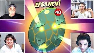 YOUTUBERLARLA EFSANEVİ YUMURTA AÇTIK!Brawl Stars