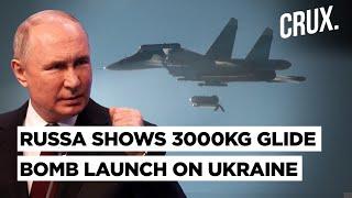 "Glide Bombs Horrify Ukraine Troops" Russia Shows First Fab-3000 Strike From Su-34, Mocks Patriots