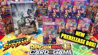 FIRST EVER PRERELEASE BOX!! OPENING A NEW KIT OF DRAGON BALL SUPER CARD GAME ASSAULT OF THE SAIYANS!