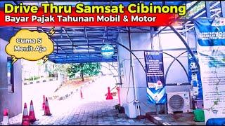 Bayar Pajak Tahunan Mobil di Drive Thru Samsat Cibinong || Cuma 5 Menit Kelar Keren Banget