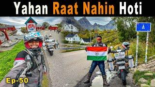 Yahan Raat Nahin Hoti  Å VILLAGE LOFOTEN ISLANDS !  INDIA TO NORWAY & LONDON  Ep-50