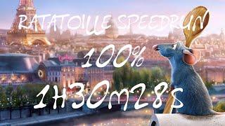 [World Record] Ratatouille Speedrun 100% - 1h30m28s (1h34m31s with loads)
