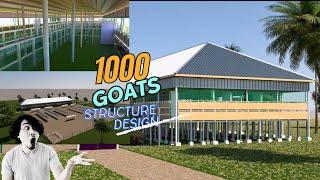 Goat Farming Business; Our standard 1000 Goats Structure  Design| 2023