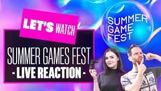 SUMMER GAME FEST 2023 REACTION STREAM - New Announcements, Trailers And More!