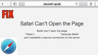 Safari Can’t Establish A Secure Connection On Mac
