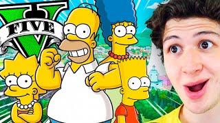 ENCONTRÉ a los SIMPSONS en GTA 5! (Mods)