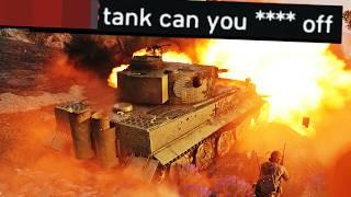 Two Tiger tanks locking down a map is PEAK Battlefield