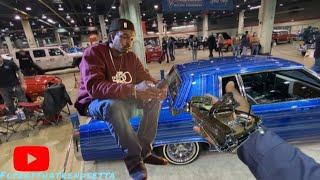 FIRST LOW RIDER HOP COMPETITION @CHICAGO WORLD OF WHEELS #worldofwheels #carshow #lowriders #funtime