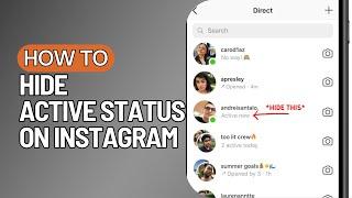 How to Hide Active Status on Instagram | How to Hide Active Now on Instagram (2023)