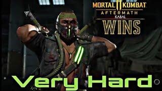 Mortal Kombat 11 - Kabal Abilities (Clean Cut) - Klassic Tower On Very Hard (NO MATCHES LOST)