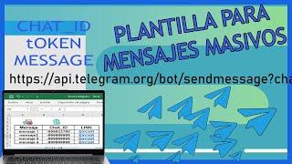Enviar TELEGRAM desde EXCEL ᐅ API para enviar mensaje