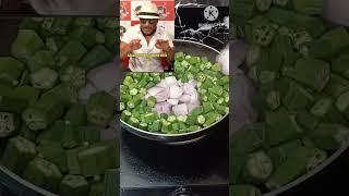 Jackie shroff's ( jaggu dada ) "kaanda Bhindi"recipe|#shorts  #viral #food #cooking #trend #bhindi