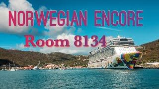 Norwegian Encore Room 8134, large balcony