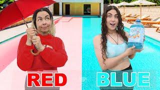 BEST 1 COLOR POOL PARTY CHALLENGE!