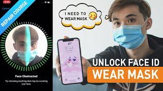 How To Unlock Face ID - 2 Tips 出门戴口罩解锁Face ID小窍门