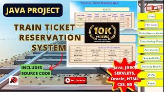 Train Ticket Reservation System | Java Project With Source Code | Step by Step Guide on Setup
