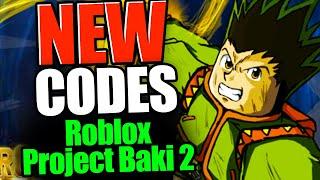 Project Baki 2 CODES - ROBLOX 2023