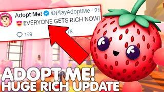ADOPT ME LETS YOU GET SUPER RICH IN THIS UPDATE… EARN 10X BUCKS + GET RICH FAST! ROBLOX