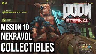 All Collectibles - Mission 10 - Nekravol - Doom Eternal