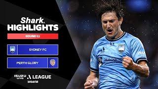 Sydney FC v Perth Glory - Shark Highlights | Isuzu UTE A-League 2024-25 | Round 11