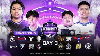 HORAA ESPORTS Community Stars 1st Edition | Finals Last Day