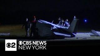Small plane crashes at MacArthur Airport on Long Island, killing the two people onboard