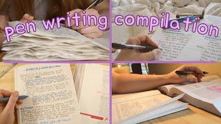 ASMR | Ultimate 1 Hour Long Pen Writing ASMR Compilation ️ - No Talking