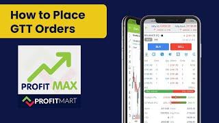 How to Place a GTT Order in Profitmax App on Profitmart (English)