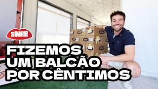 CONSTRUIR UM BALCÃO COM CAIXAS QUE IAM PARA O LIXO