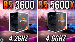 R5 3600 vs R5 5600X | RTX 4070 - Tested in 2024