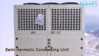 Cold Room Semi Hermetic Condensing Unit R404A Screw Compressor