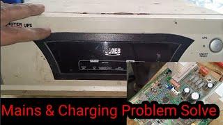 Mains & Charging Problem Solve Microtek 860 EB Inverter #viral #haidertechnicalvlogs