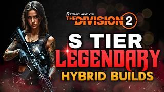 The Division 2 - TOP 3 S-TiER SOLO Legendary Hybrid PVE Builds For Year 6 Season 2! (2024)