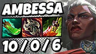 Ambessa vs Jax TOP [ Perfect KDA ] Lol Korea Challenger Patch 14.22 