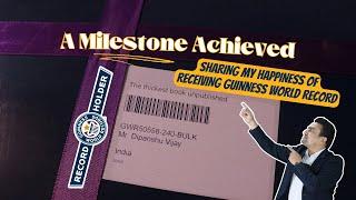  It's Official: Celebrating My Guinness World Record with You! 