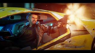 Cyberpunk 2077 - Short police car chase using Police Pursuit mod