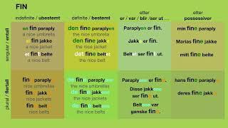 Conjugate Norwegian adjectives correctly. The longest video of the course!:) Norwegian for beginners