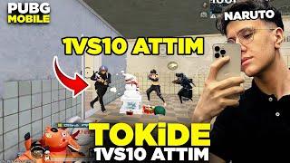 ESKİ NARUTO GERİ DÖNDÜ! TOKİ'DE 1vs10 ATTIM! - PUBG MOBİLE