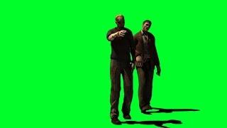 Free Green Screen Stock Footage Walking Dead Zombie