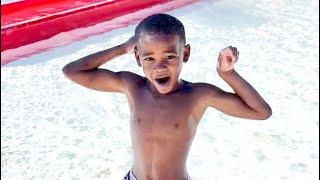 A little in fun in the sun, at our local water park