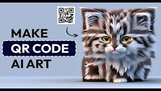 Learn how to make stunning QR code art using AI