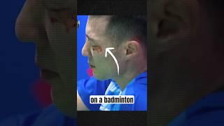 A Rare Accident in Badminton #youtube #youtubeshorts #shorts #badminton