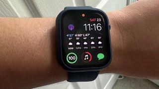 Apple Watch Series 9 Unboxing - 45mm Midnight Blue